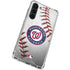 MLB Washington Nationals Game Ball Galaxy S24 FE Clear Case