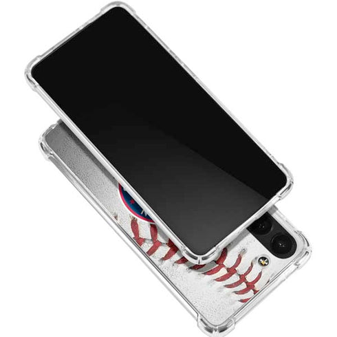 MLB Washington Nationals Game Ball Galaxy S24 FE Clear Case