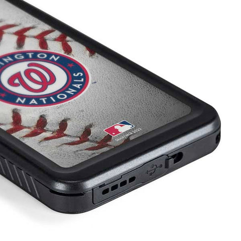 MLB Washington Nationals Game Ball Galaxy S24 Plus Waterproof Case