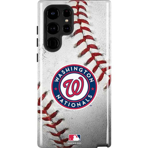 MLB Washington Nationals Game Ball Galaxy S25 Ultra Impact Case