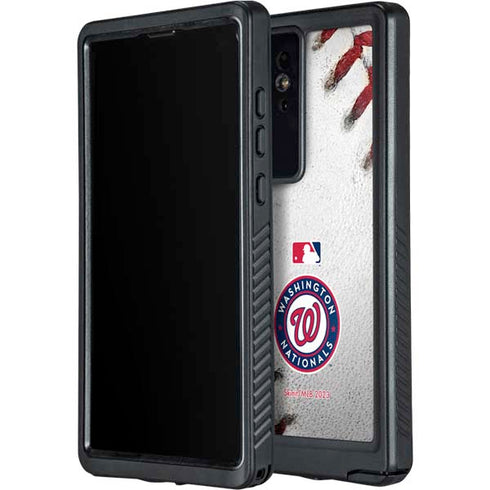 MLB Washington Nationals Game Ball Galaxy S24 Ultra Waterproof Case