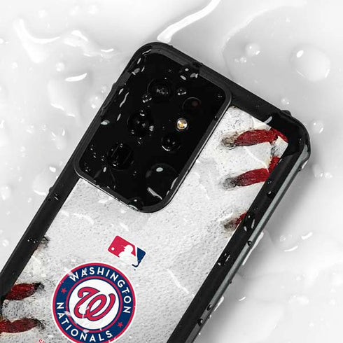MLB Washington Nationals Game Ball Galaxy S24 Ultra Waterproof Case