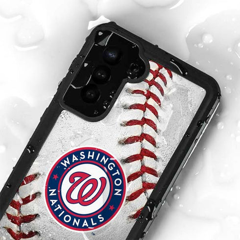 MLB Washington Nationals Game Ball Galaxy S24 Waterproof Case