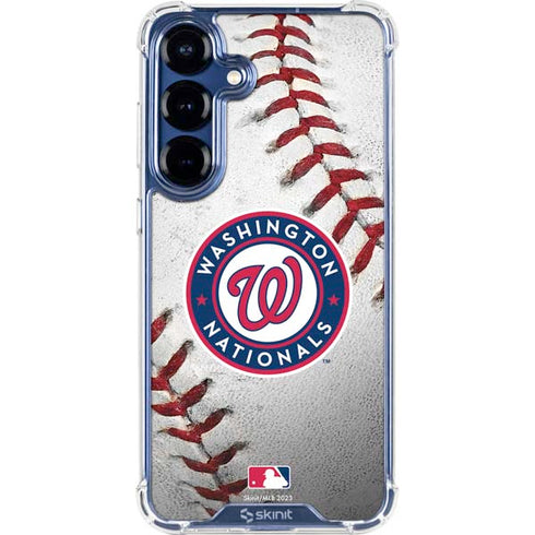 MLB Washington Nationals Game Ball Galaxy S25 Plus Clear Case