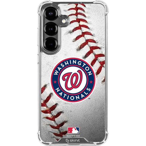 MLB Washington Nationals Game Ball Galaxy S26 Clear Case