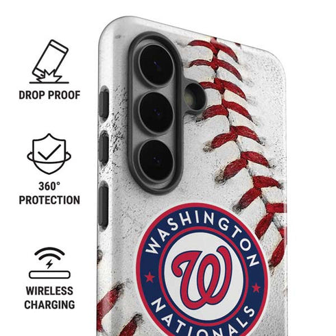 MLB Washington Nationals Game Ball Galaxy S26 Plus Impact Case