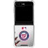 MLB Washington Nationals Game Ball Galaxy Z Flip6 Clear Case