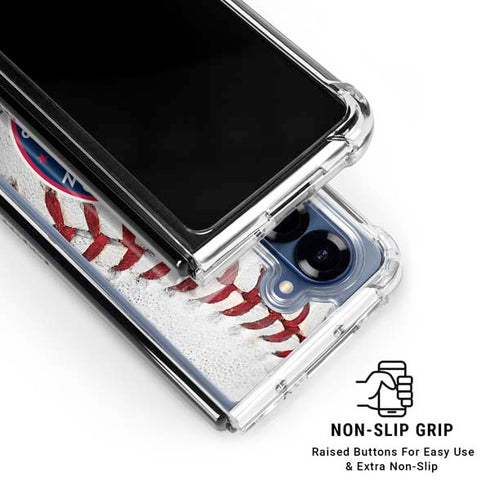 MLB Washington Nationals Game Ball Galaxy Z Fold6 Clear Case