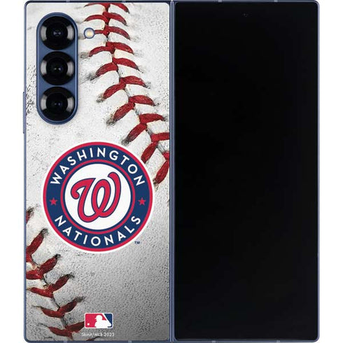 MLB Washington Nationals Game Ball Galaxy Z Fold6 Skin