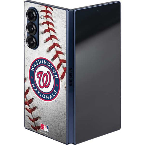 MLB Washington Nationals Game Ball Galaxy Z Fold6 Skin