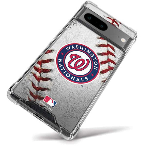 MLB Washington Nationals Game Ball Google Pixel 8a Clear Case