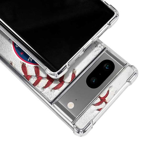 MLB Washington Nationals Game Ball Google Pixel 8a Clear Case