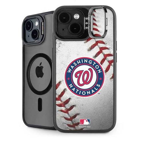 MLB Washington Nationals Game Ball iPhone 15 Kickstand Case