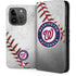 MLB Washington Nationals Game Ball iPhone 15 Pro Folio Case