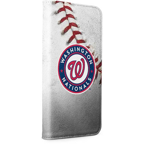MLB Washington Nationals Game Ball iPhone 15 Pro Max Folio Case