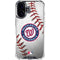 MLB Washington Nationals Game Ball iPhone 16 Plus Clear Case
