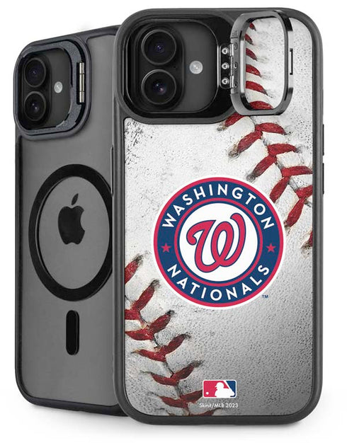 MLB Washington Nationals Game Ball iPhone 16 Plus Kickstand Case