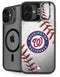 MLB Washington Nationals Game Ball iPhone 16 Plus Kickstand Case
