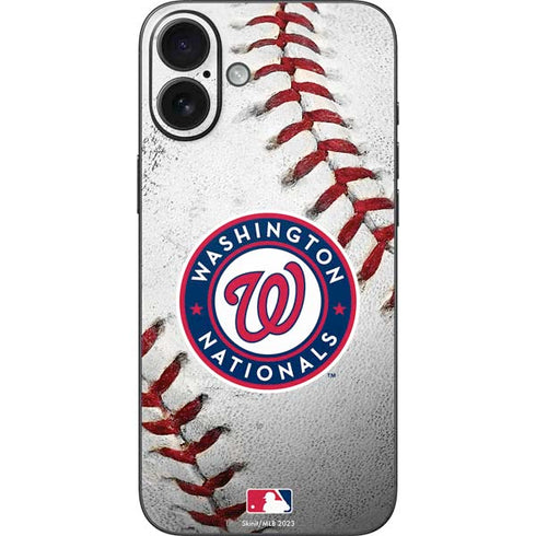 MLB Washington Nationals Game Ball iPhone 16 Plus Skin