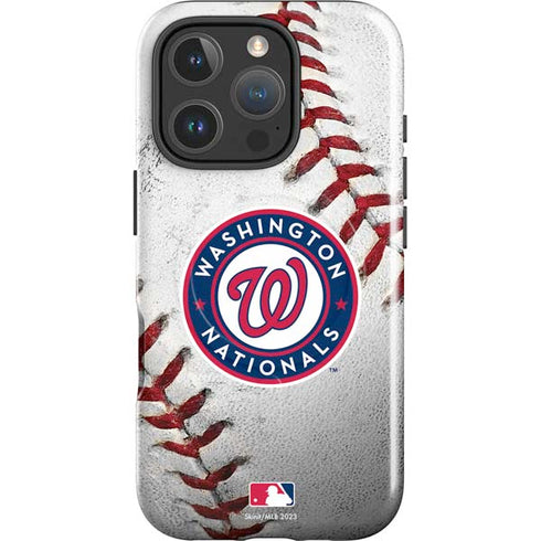 MLB Washington Nationals Game Ball iPhone 16 Pro Magsafe Impact Case