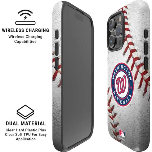 MLB Washington Nationals Game Ball iPhone 16 Pro Magsafe Impact Case