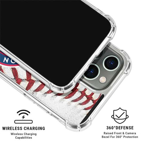 MLB Washington Nationals Game Ball iPhone 16 Pro Max Clear Case