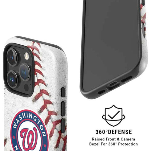 MLB Washington Nationals Game Ball iPhone 16 Pro Max Magsafe Impact Case