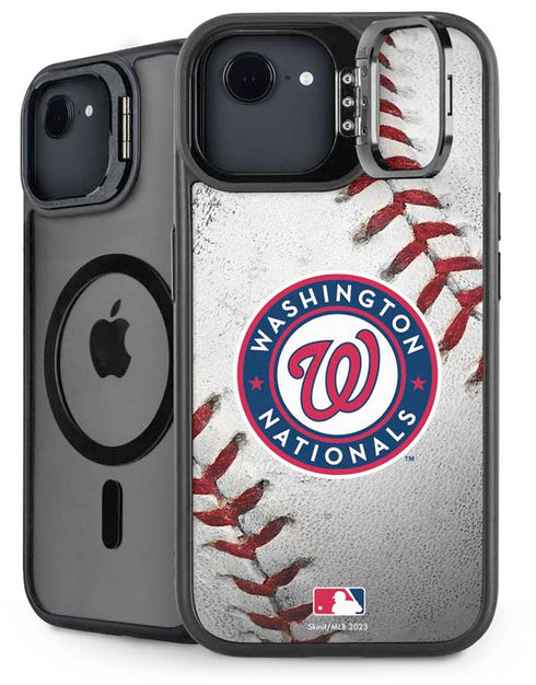 MLB Washington Nationals Game Ball iPhone 16e Kickstand Case
