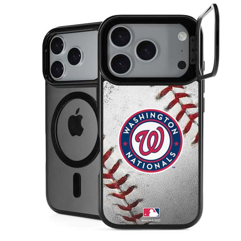 MLB Washington Nationals Game Ball iPhone 18 Pro Kickstand Case