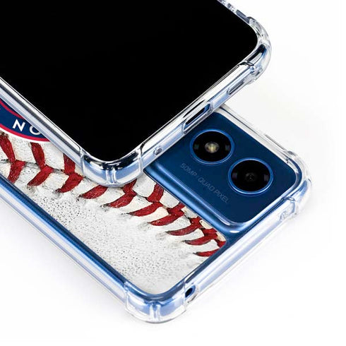 MLB Washington Nationals Game Ball Moto G Play 4G (2024) Clear Case