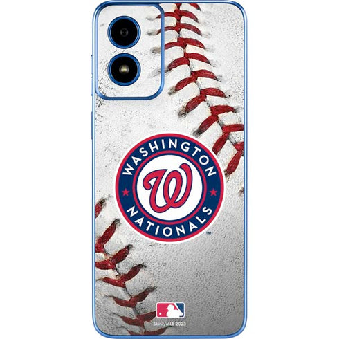 MLB Washington Nationals Game Ball Moto G Play 4G (2024) Skin