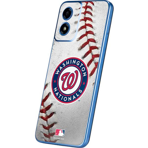 MLB Washington Nationals Game Ball Moto G Play 4G (2024) Skin
