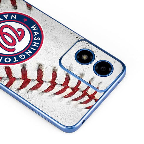 MLB Washington Nationals Game Ball Moto G Play 4G (2024) Skin