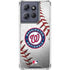 MLB Washington Nationals Game Ball Moto G Power 5G (2025) Clear Case