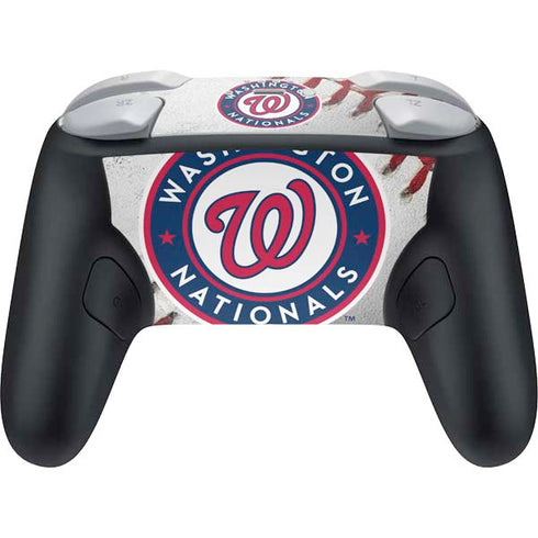 MLB Washington Nationals Game Ball Nintendo Switch 2 (2025) Pro Controller Skin