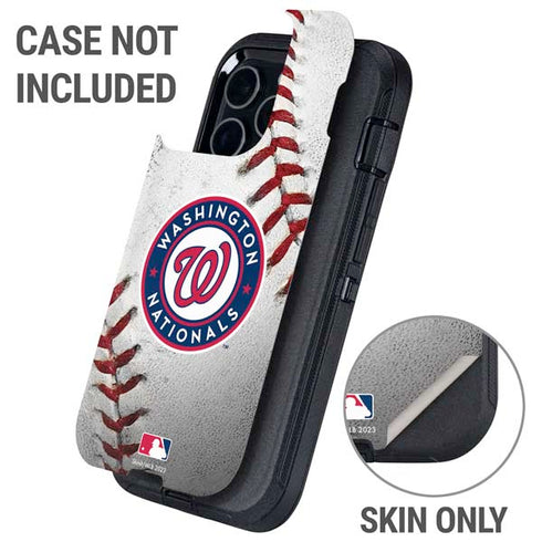 MLB Washington Nationals Game Ball Otterbox Defender iPhone Skin