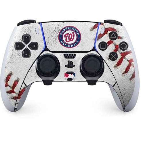 MLB Washington Nationals Game Ball PS5 DualSense Edge Pro Controller Skin