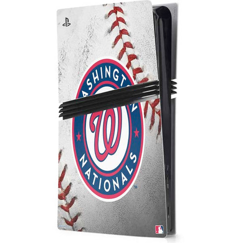 MLB Washington Nationals Game Ball PS5 Pro Console Skin