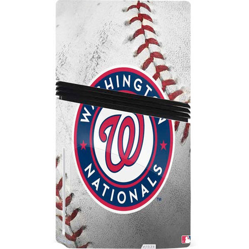 MLB Washington Nationals Game Ball PS5 Pro Disk Console Skin