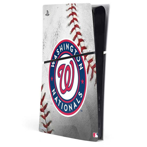 MLB Washington Nationals Game Ball PS5 Slim Digital Edition Console Skin