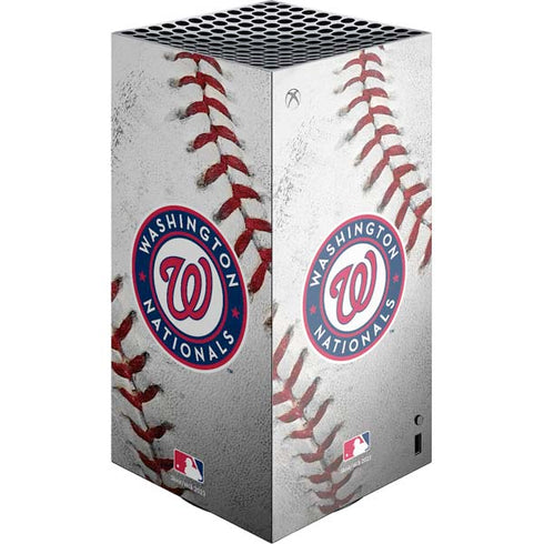 MLB Washington Nationals Game Ball XBox Series X Digital Edition Console Skin