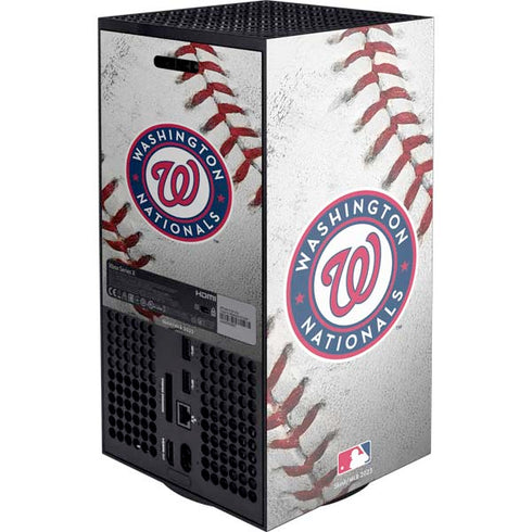 MLB Washington Nationals Game Ball XBox Series X Digital Edition Console Skin