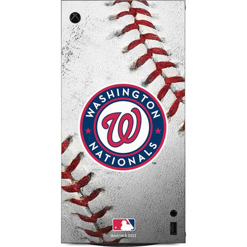 MLB Washington Nationals Game Ball XBox Series X Digital Edition Console Skin
