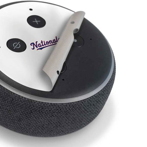 MLB Washington Nationals Home Jersey Amazon Echo Dot Skin