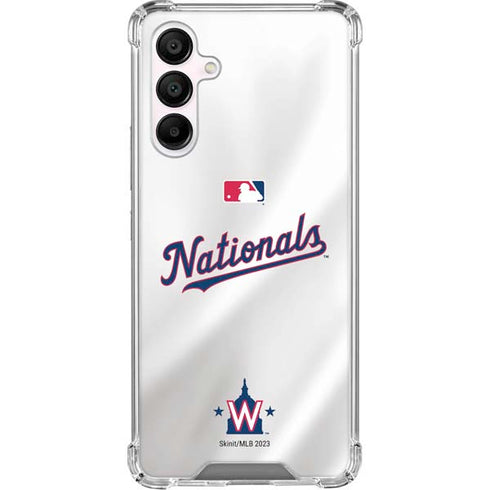 MLB Washington Nationals Home Jersey Galaxy A16 5G Clear Case