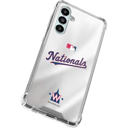 MLB Washington Nationals Home Jersey Galaxy A16 5G Clear Case
