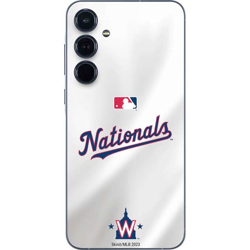 MLB Washington Nationals Home Jersey Galaxy A35 5G Skin