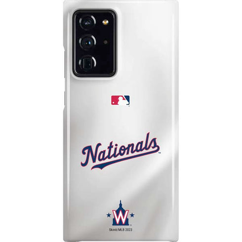MLB Washington Nationals Home Jersey Galaxy Cases