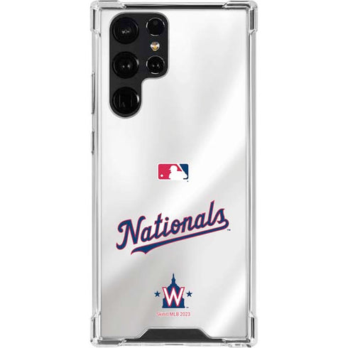 MLB Washington Nationals Home Jersey Galaxy S23 Ultra Clear Case