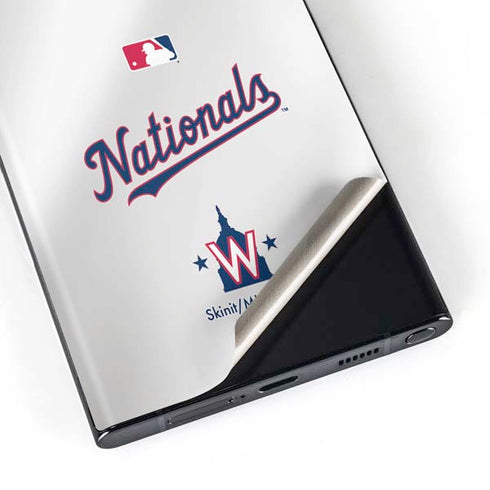 MLB Washington Nationals Home Jersey Galaxy Skins
